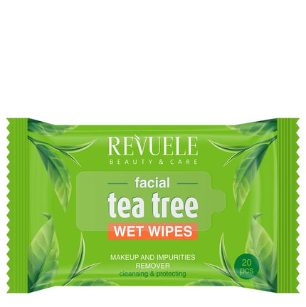 Revuele Tea Tree Clarifying Wet Wipes - 20pcs