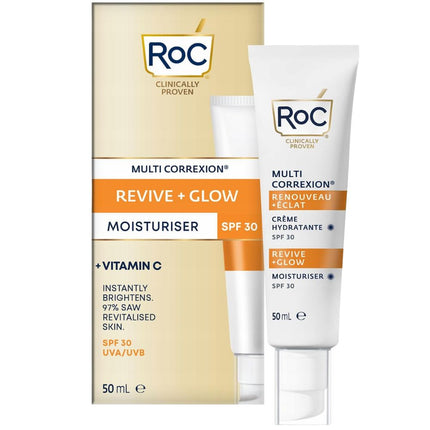 RoC Multi Correxion Revive + Glow Moisturiser SPF30 - 50ml