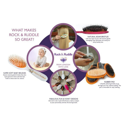 Rock & Ruddle Baby Borstel Eendjes Klein