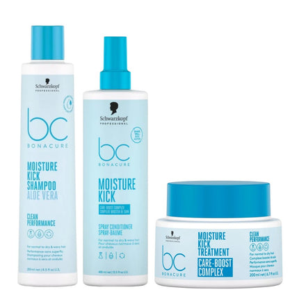 Schwarzkopf BC Moisture Kick Treatment  Spray Set - 250+200ml+200ml
