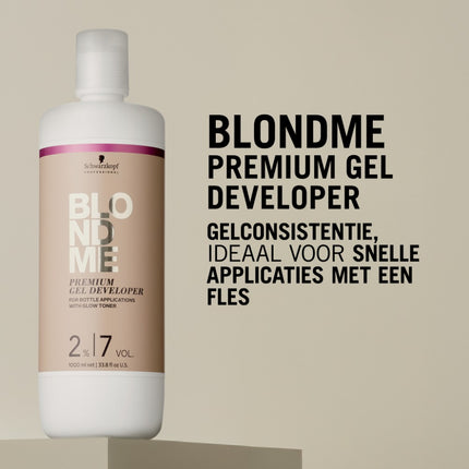 Schwarzkopf Blond Me Premium Gel Developer 2% - 1000ml