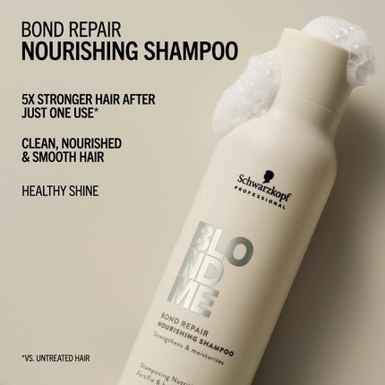 Schwarzkopf BlondMe Bond Repair Nourishing Shampoo
