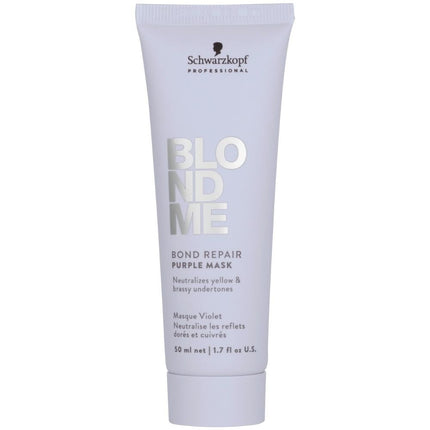 Schwarzkopf BlondMe Bond Repair Purple Mask - 50ml