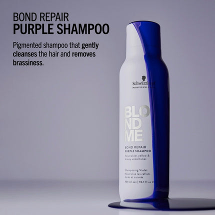 Schwarzkopf BlondMe Bond Repair Purple Shampoo