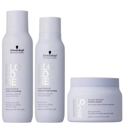 Schwarzkopf BLONDME Purple Toning XL Set - 300+250+200ml