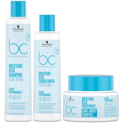 Schwarzkopf Bonacure Moisture Kick Treatment Set - 250+200ml+200ml
