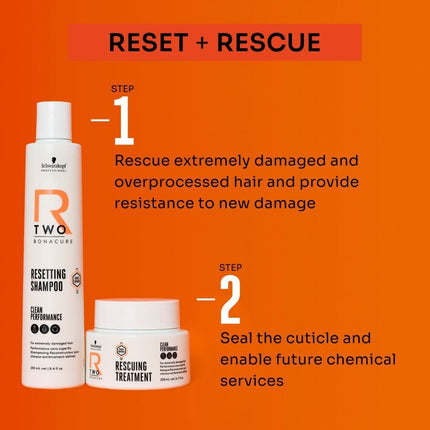 Schwarzkopf R-Two Reset + Rescue Set - 250+200ml