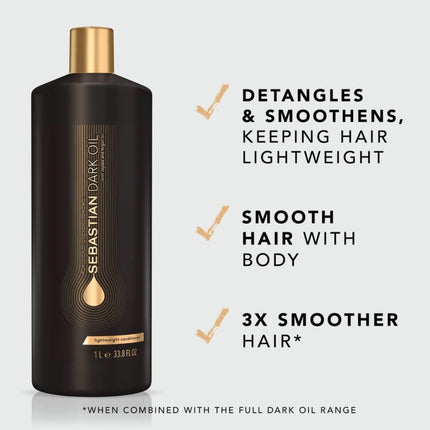 Sebastian Dark Oil Lightweight Conditioner Liter - 1000ml