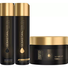 Sebastian Dark Oil Lightweight Treatment Set - 2x250+150ml