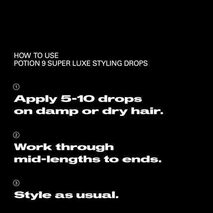 Sebastian Potion 9 Luxe Styling Drops - 30ml