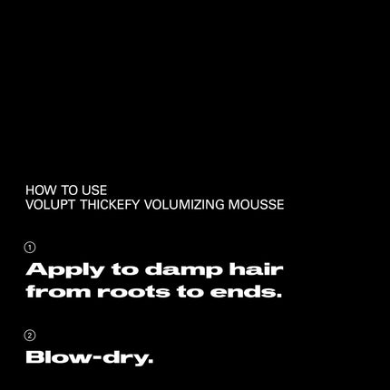 Sebastian Volupt Thickefy Volumizing Mousse - 190ml