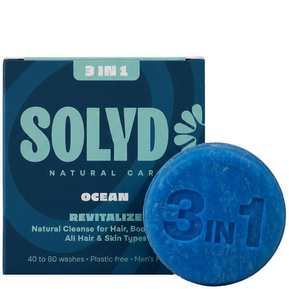 ShampooBars 3-in-1 Bar Ocean Haar, Lichaam en Gezicht - 60g