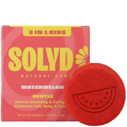 ShampooBars 3-in-1 Kids Bar Watermeloen Haar en Lichaam - 60g