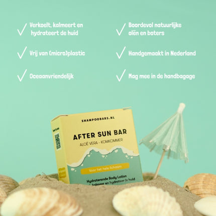 ShampooBars After Sun Aloë Vera & Komkommer - 45g