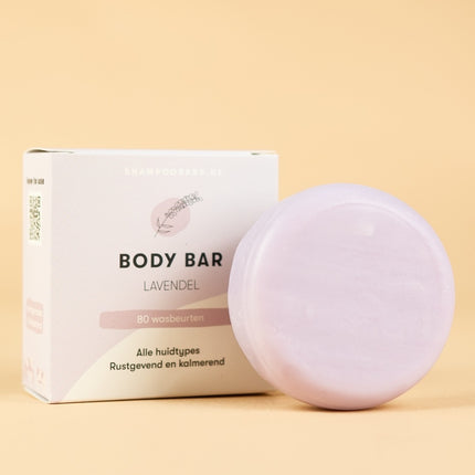 ShampooBars Body Bar Lavendel Ieder Huidtype - 60g