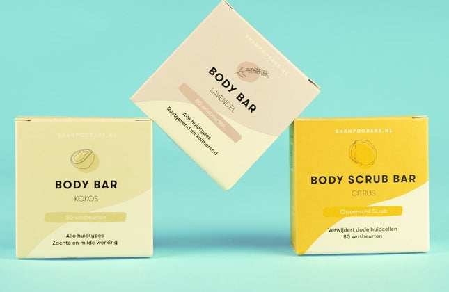 ShampooBars Body Lotion Bar Honing Droge Huid - 45g