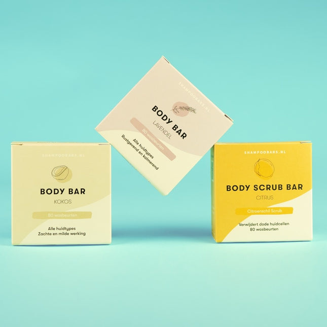 ShampooBars Body Oil Bar Mango Papaja Normale tot Droge huid - 45g