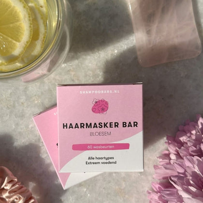 ShampooBars Haarmasker Bar Bloesem - Alle Haartypes - 45g