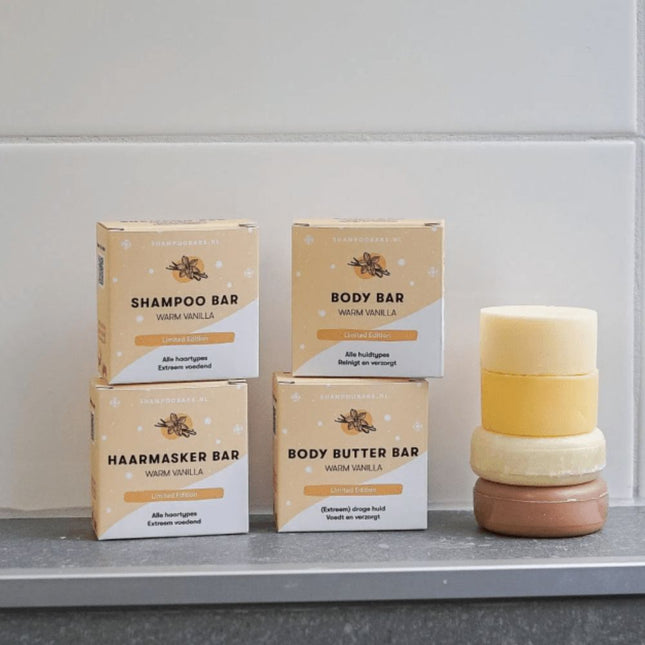 ShampooBars Haarmasker Bar Warm Vanilla alle haartypes - 45gr