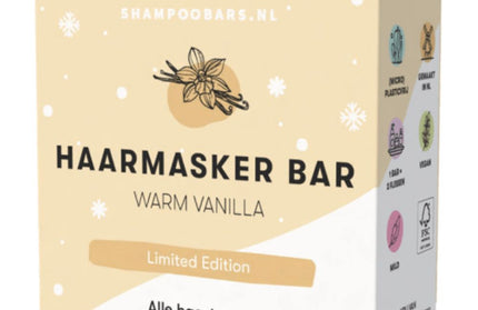 ShampooBars Haarmasker Bar Warm Vanilla alle haartypes - 45gr
