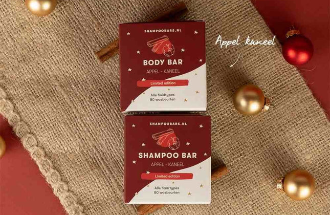 ShampooBars Shampoo Bar Appel Kaneel Alle haartypes - 60g