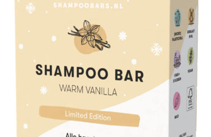 ShampooBars Shampoo Bar Warm Vanilla alle haartypes - 60gr