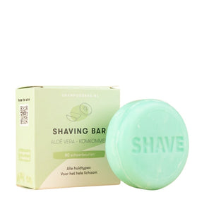 ShampooBars Shaving Bar Aloë Vera & Komkommer - 60g