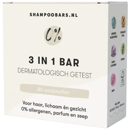SOLYD 3-in-1 Bar Haar en Lichaam 0% allergenen - 60g
