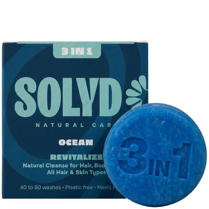 SOLYD 3-in-1 Bar Ocean Hair, Body and Face - 60g