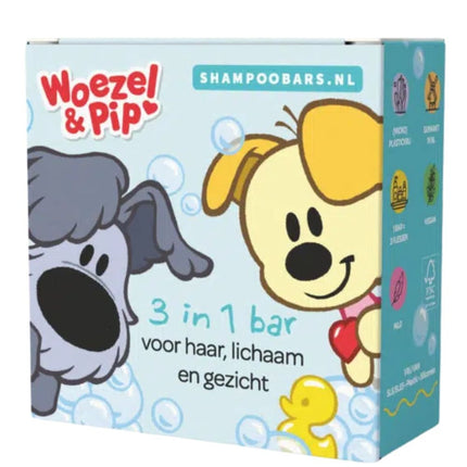 SOLYD 3-in-1 Bar Woezel & Pip Hair, Body and Face - 60g