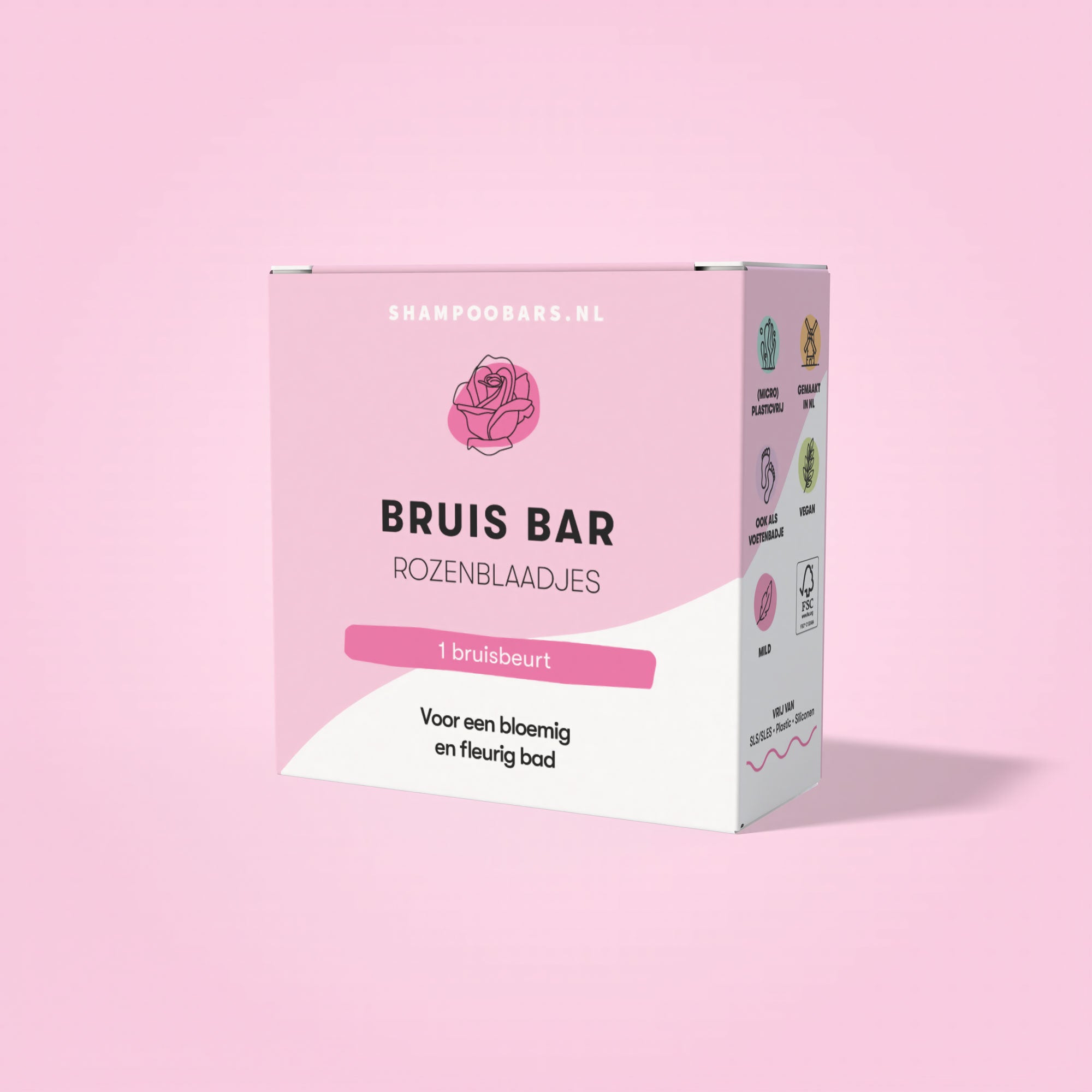 SOLYD Bruis Bar Rozenblaadjes - 60g