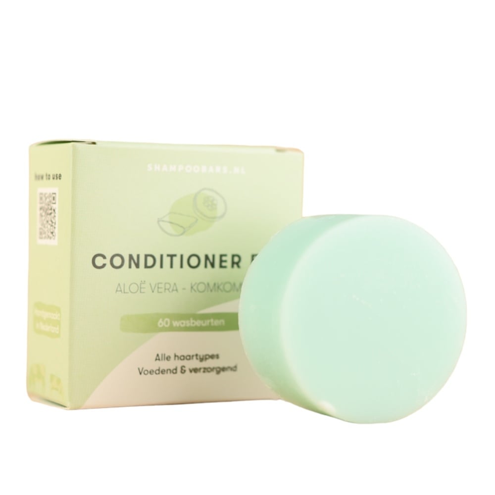 SOLYD Conditioner Bar Aloë Vera - Komkommer voor alle haartypes - 45g