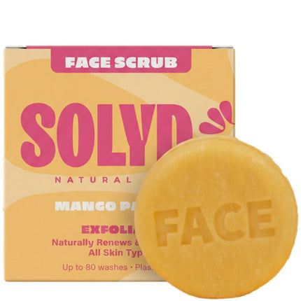 SOLYD Face Scrub Bar Mango Papaya All Skin Types - 60g