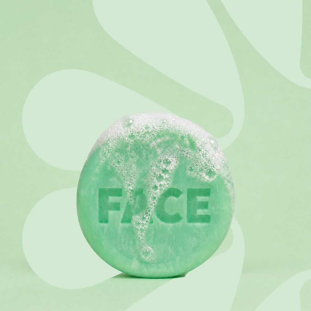 SOLYD Facewash Bar Aloe Vera Cucumber Sensitive Skin - 60g
