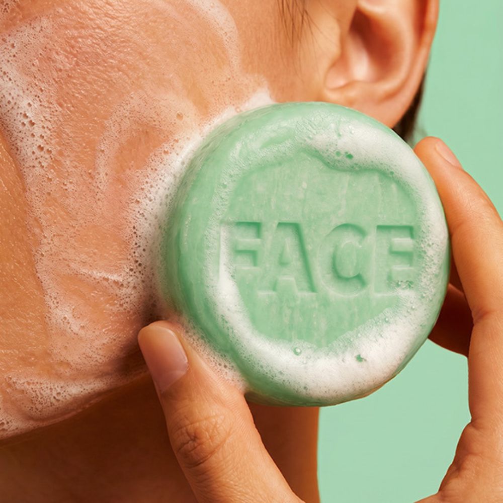SOLYD Facewash Bar Aloe Vera Cucumber Sensitive Skin - 60g