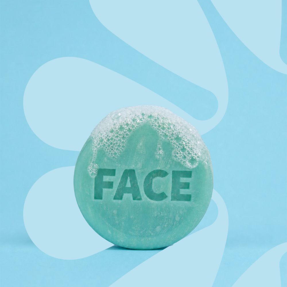SOLYD Facewash Bar Eucalyptus Tea Tree Blemish-Prone Skin - 60g