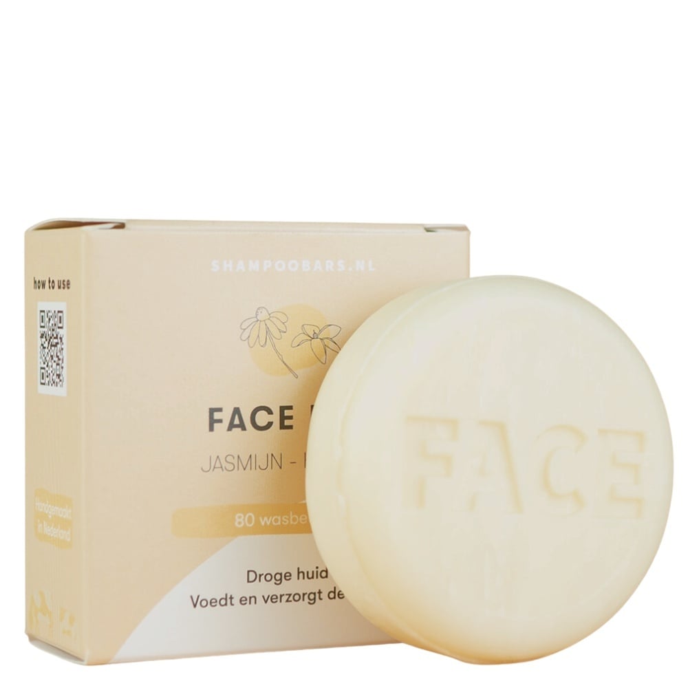 SOLYD Facewash Bar Jasmine Chamomile Dry Skin - 60g