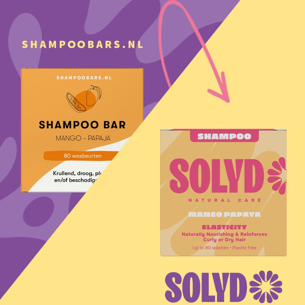 SOLYD Haarmasker Bar Mango Papaja Extra Voedend - 45g