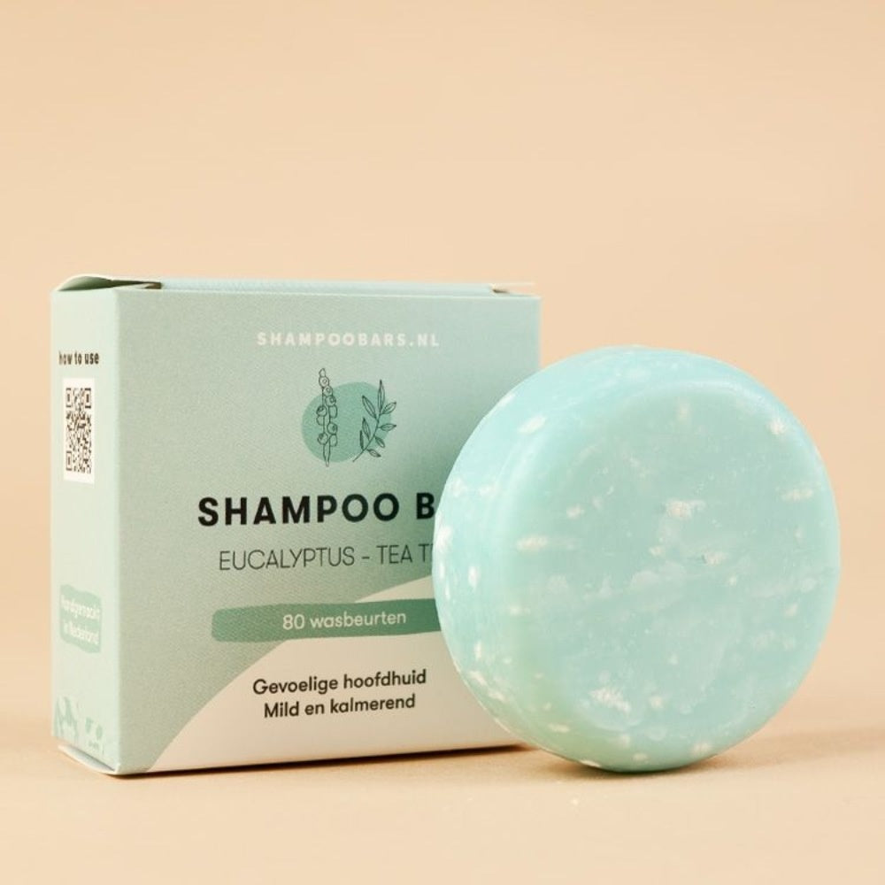 SOLYD Shampoo Bar Eucalyptus - Tea Tree Gevoelige hoofdhuid - 60gr