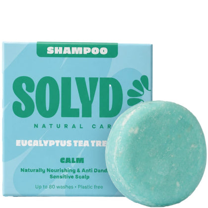 SOLYD Shampoo Bar Eucalyptus - Tea Tree Sensitive Scalp - 60gr