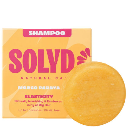 SOLYD Shampoo Bar Mango Papaya Curly & Dry Hair - 60g