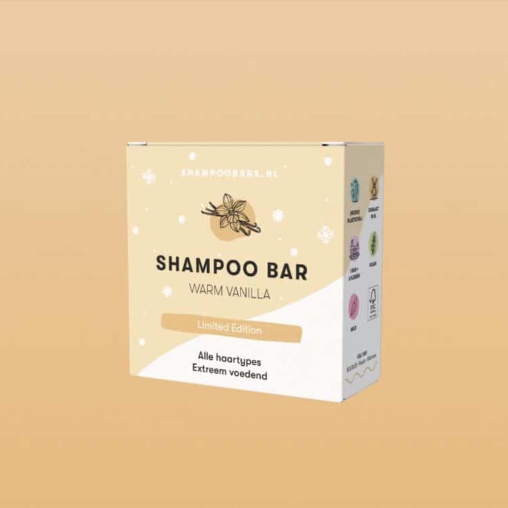SOLYD Shampoo Bar Warm Vanilla alle haartypes - 60gr
