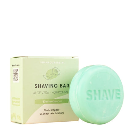 SOLYD Shaving Bar Aloë Vera & Komkommer - 60g