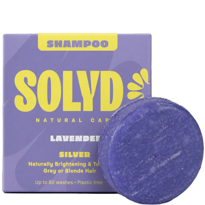 SOLYD Silver Shampoo Bar Lavender All Hair Types - 60g
