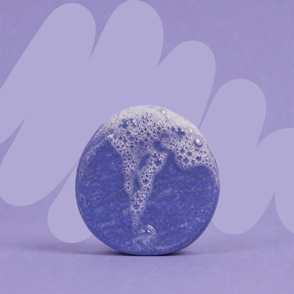 SOLYD Silver Shampoo Bar Lavender All Hair Types - 60g