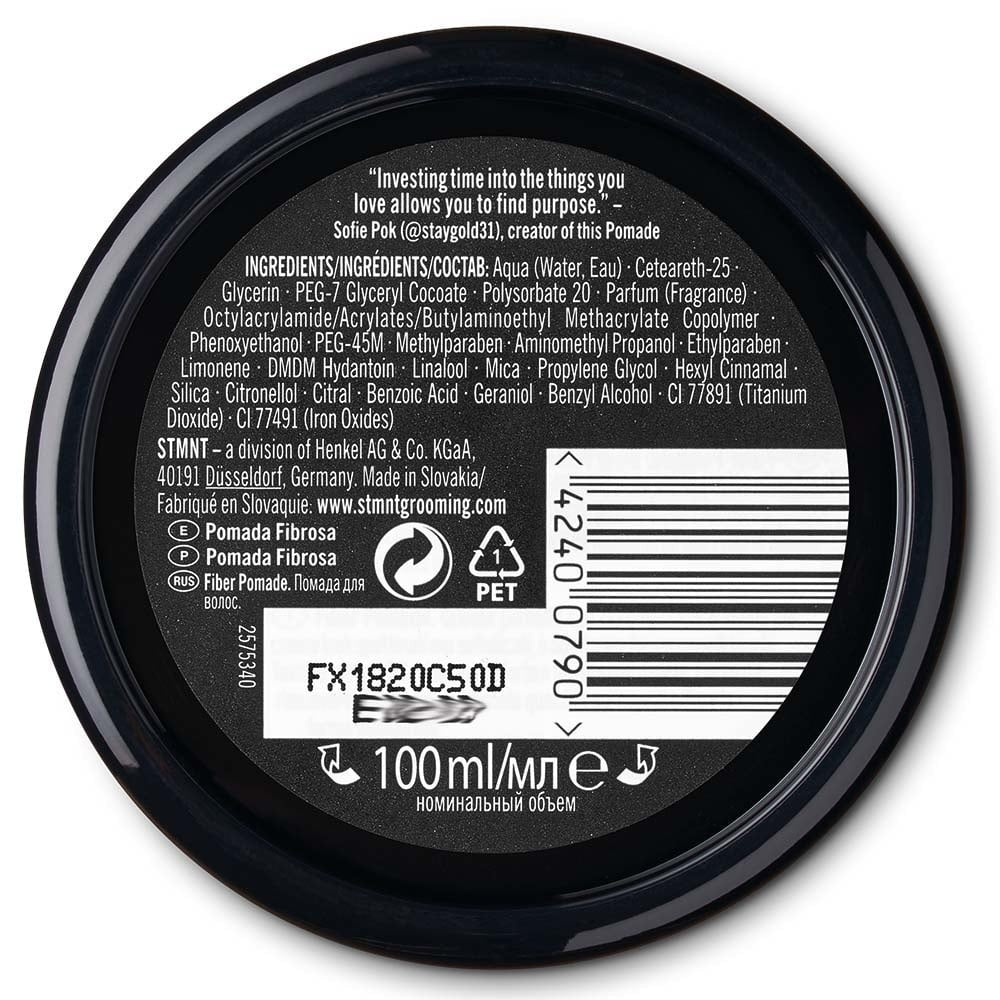 STMNT Grooming Fiber Pomade