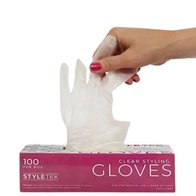 Styletek Vinyl Handschoen Wit Poeder/latex vrij - 100st