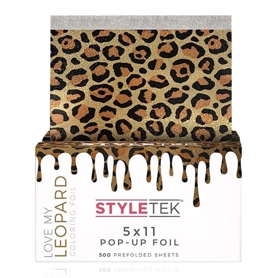 Styletek Voorgevouwen 5x11 Pop Up Leopard Folie - 500st