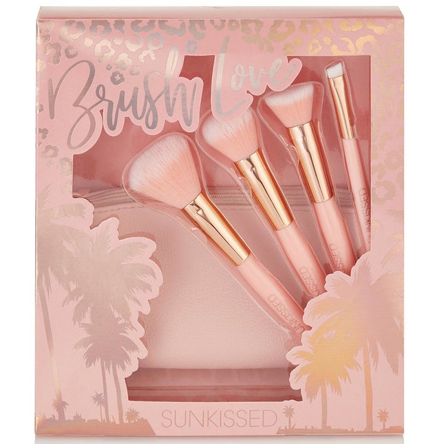 Sunkissed Brush Love Make-up Kwasten - 4st