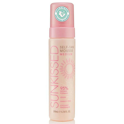 Sunkissed Medium Self Tan Mousse - 200ml